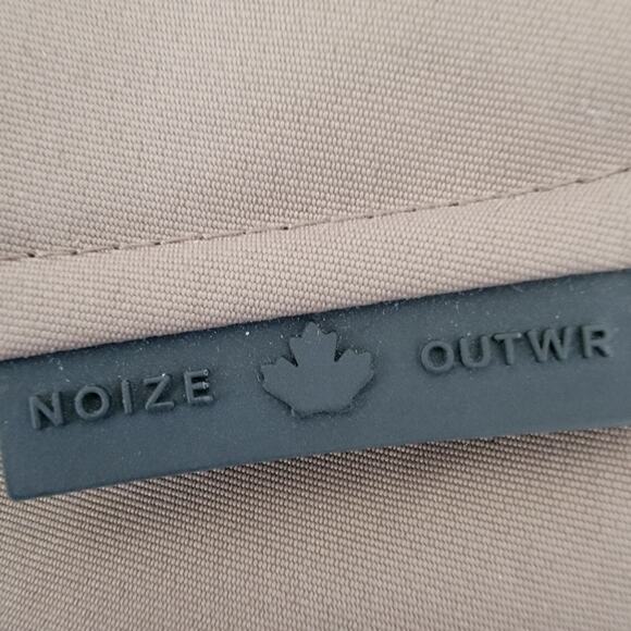 Noize Mid Length Parka Winter Jacket Addie Sz M Khaki Neutral Minimalist Warm - Picture 12 of 15